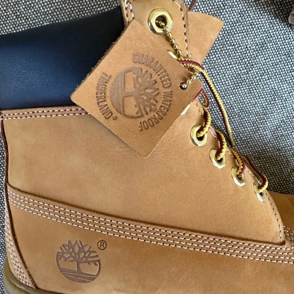 Timberland 6 Premium Boot Style 10061 In Wheat Men’s Size 7 New!